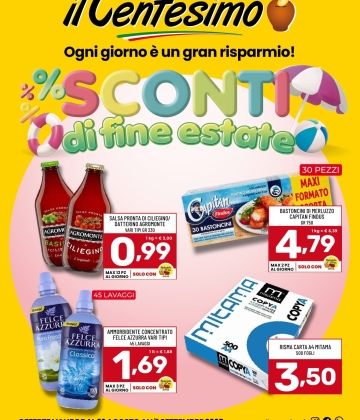 Sconti di Fine Estate